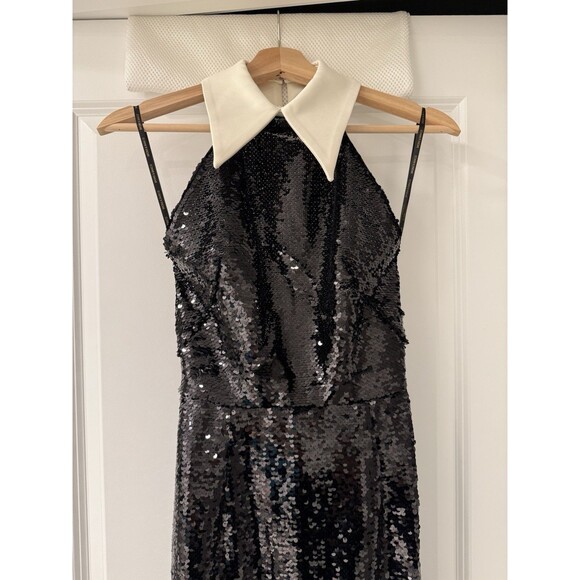 NWOT Bronx and Banco Wednesday Sequin Halterneck Maxi Dress - Picture 14 of 16